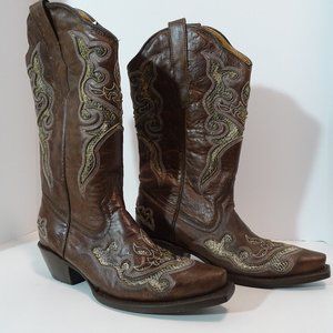 Gypsy Girl by Corkys Leather Western boots size 9